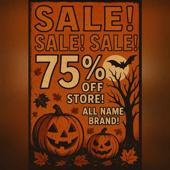 Accessories - Halloween Sale Poster